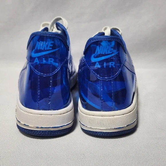 Nike Air Force 1 Low Translucent Blue White 630125-043 Mens 9.5 Vintage 2000 - Picture 6 of 10
